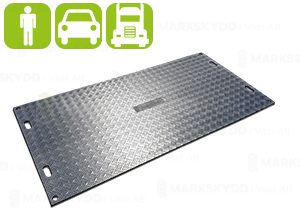 Temporary ground protection mats