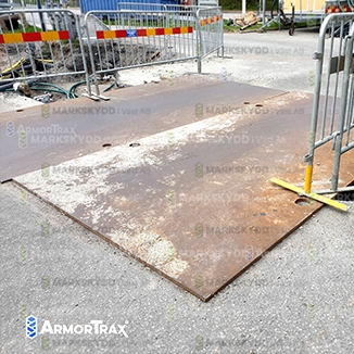Steel roadway plates features and usage areas